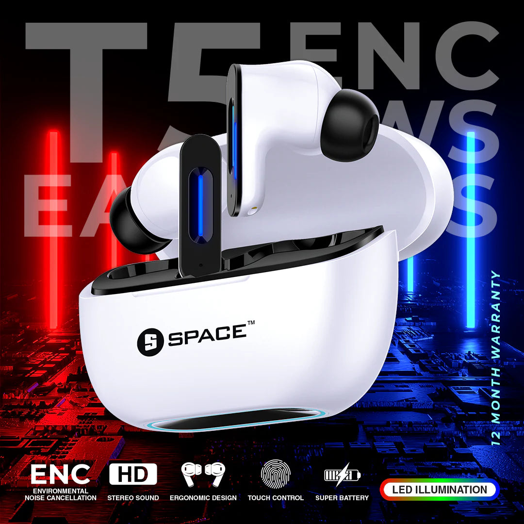 T5 ENC True Wireless Earbuds