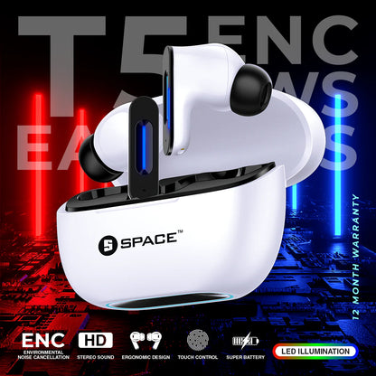 T5 ENC True Wireless Earbuds